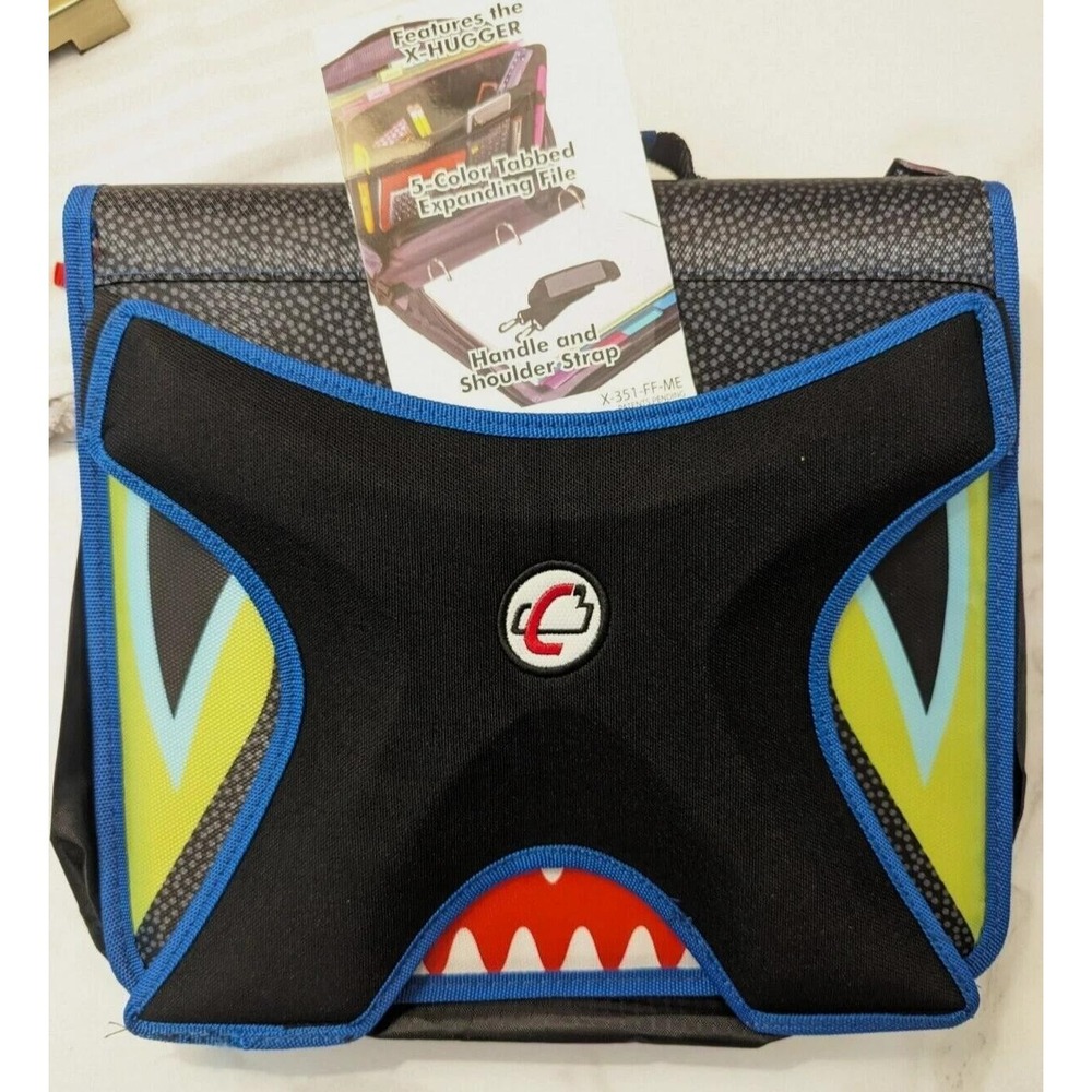 Case-it Monster X-Hugger Round‎ 3 Ring Zipper Binder